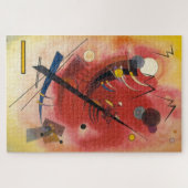 Abstracte verf binnenste simuleren legpuzzel (Horizontaal)