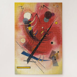 Abstracte verf binnenste simuleren legpuzzel