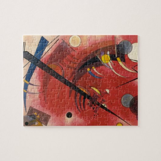 Abstracte verf binnenste simuleren legpuzzel (Horizontaal)