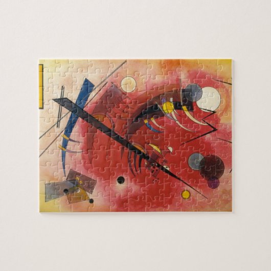 Abstracte verf binnenste simuleren legpuzzel (Horizontaal)