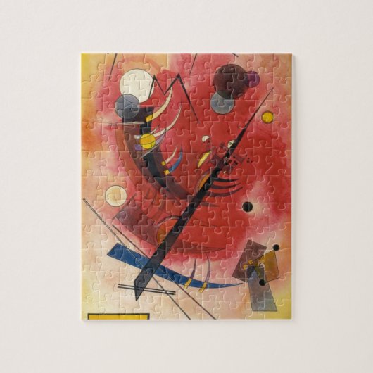 Abstracte verf binnenste simuleren legpuzzel (Verticaal)