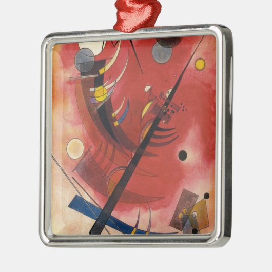 Abstracte verf binnenste simuleren metalen ornament (Links)