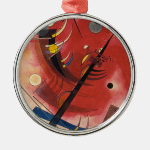 Abstracte verf binnenste simuleren metalen ornament
