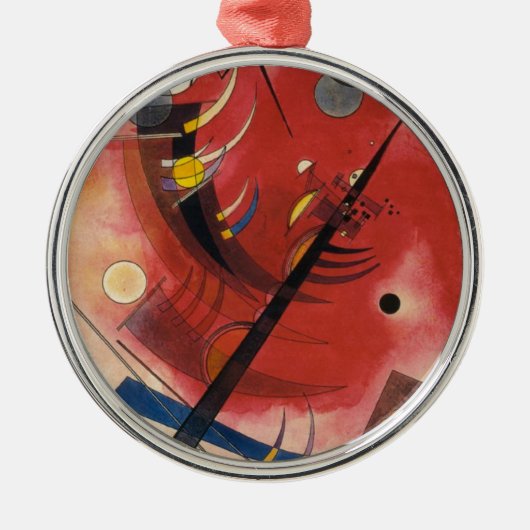 Abstracte verf binnenste simuleren metalen ornament (Voorkant)