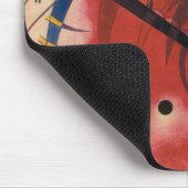 Abstracte verf binnenste simuleren muismat (Hoek)