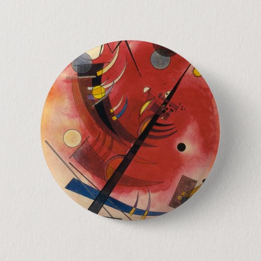 Abstracte verf binnenste simuleren ronde button 5,7 cm (Voorkant)