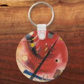 Abstracte verf binnenste simuleren sleutelhanger (Voorkant)