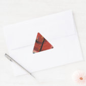 Abstracte verf binnenste simuleren sticker (Envelop)