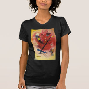 Abstracte verf binnenste simuleren t-shirt