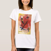 Abstracte verf binnenste simuleren t-shirt (Voorkant)
