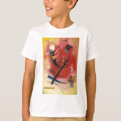 Abstracte verf binnenste simuleren t-shirt (Voorkant)
