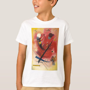 Abstracte verf binnenste simuleren t-shirt