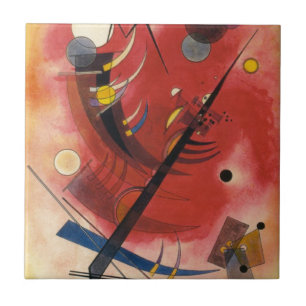 Abstracte verf binnenste simuleren tegeltje