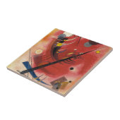 Abstracte verf binnenste simuleren tegeltje (Zijkant)