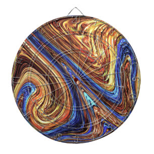Abstracte verf dartbord