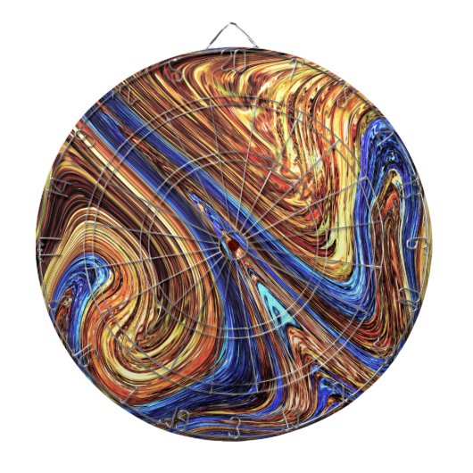 Abstracte verf dartbord (Voorkant)