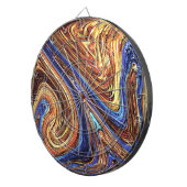Abstracte verf dartbord (Voorkant Rechts)