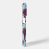 Abstracte verf Drips moderne splatter Monogram Case-Mate iPhone Case (Achterkant / Rechts)