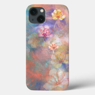 Abstracte verf en bloemen Case-Mate iPhone case