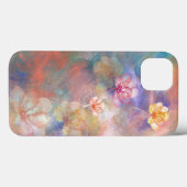 Abstracte verf en bloemen Case-Mate iPhone case (Achterkant (horizontaal))