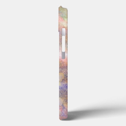 Abstracte verf en bloemen Case-Mate iPhone case (Achterkant / Links)