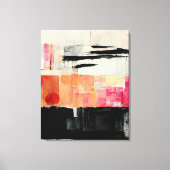 Abstracte verf "Glory Stacks". canvas afdruk (Voorkant)