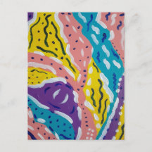 Abstracte verf in kleur en stroom