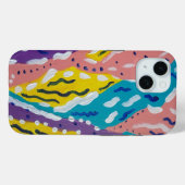 Abstracte verf in kleur en stroom Case-Mate iPhone case (Achterkant (horizontaal))