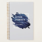 Abstracte verf Logo op maat Planner (Voorkant)