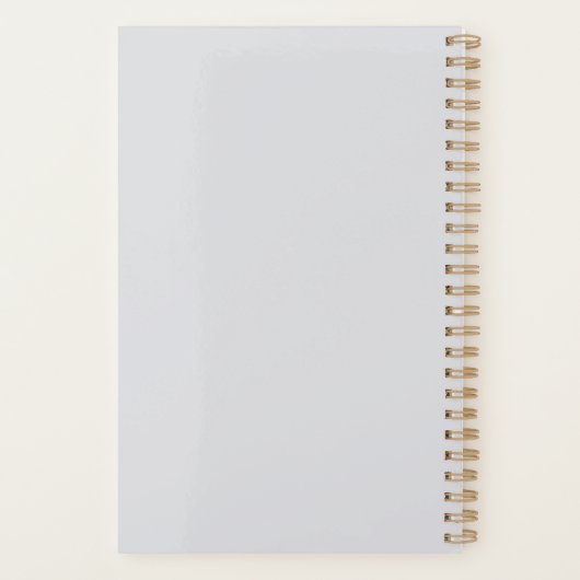 Abstracte verf Logo op maat Planner (Achterkant)