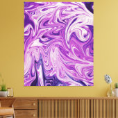 Abstracte verf met melkwegstelsel | Beste sterrenk Canvas Afdruk (Insitu (Woonkamer))