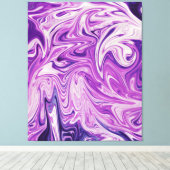 Abstracte verf met melkwegstelsel | Beste sterrenk Canvas Afdruk (Insitu (Houten vloer))