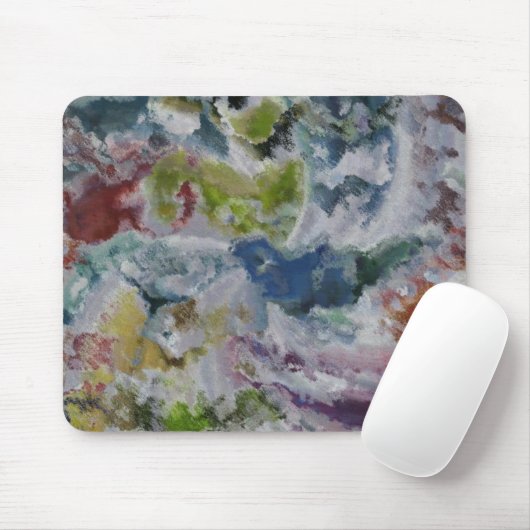 Abstracte verf muismat (Met muis)