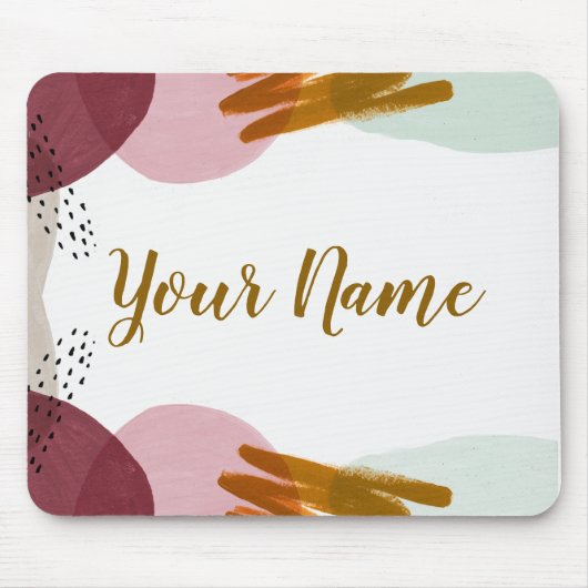 Abstracte verf muismat (Voorkant)