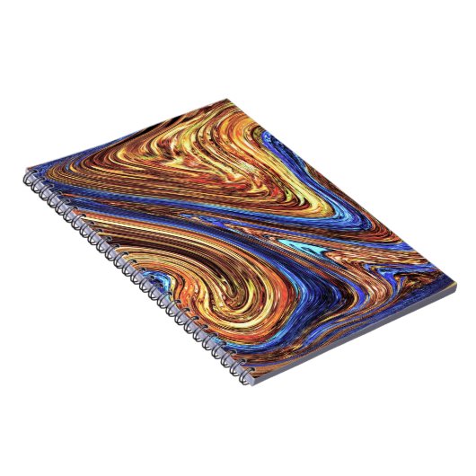 Abstracte verf notitieboek (Rechterzijde)