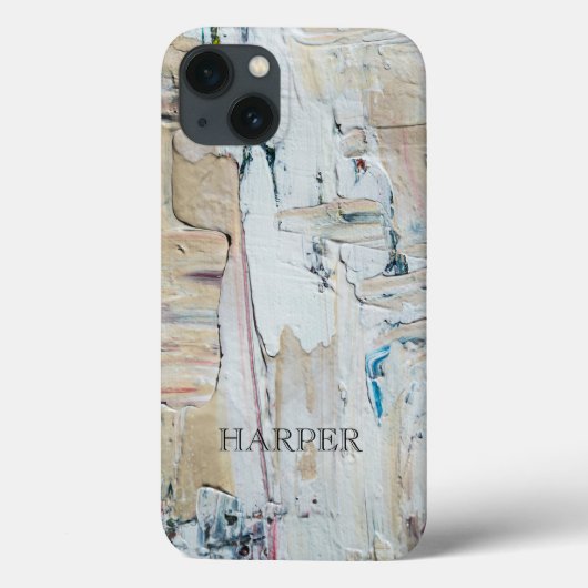 Abstracte Verf Persoonlijke iPhone/iPad-draagtas Case-Mate iPhone Case (Achterkant)
