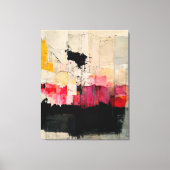 Abstracte verf "Springs Swamp". canvas afdruk (Voorkant)