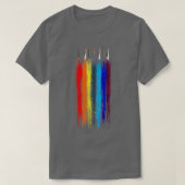 Abstracte verf t-shirt (Design voorkant)