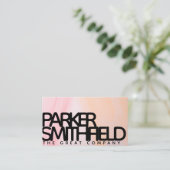 Abstracte verf visitekaartje (Staand voorkant)