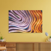 abstracte verf werveling canvas afdruk (Insitu (Woonkamer))
