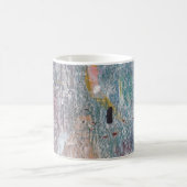 Abstracte verfachtergrond. Kunstwerk vervaardigd v Koffiemok (Center)