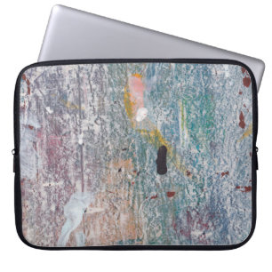 Abstracte verfachtergrond. Kunstwerk vervaardigd v Laptop Sleeve