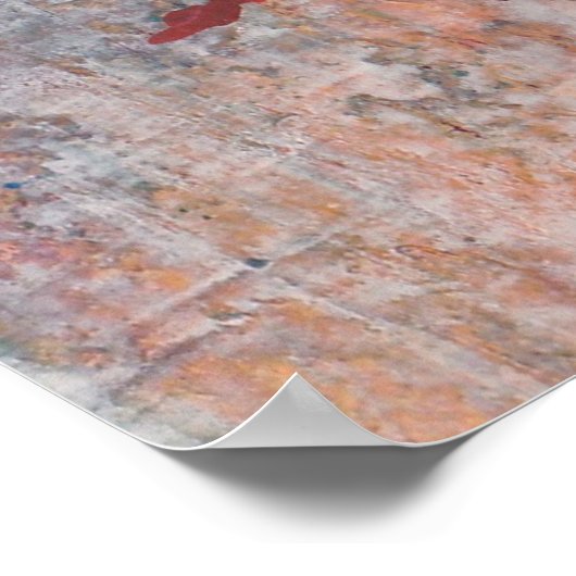 Abstracte verfachtergrond. Kunstwerk vervaardigd v Poster (Hoek)