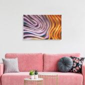 abstracte verfdraai canvas afdruk (Insitu (Woonkamer))