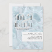 Abstracte verflijnen Bleek mosterdblauw Kaart (Voorkant)