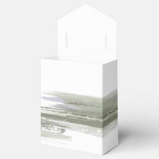 Abstracte verflijnen bruiloft Dank je ID886 Bedankdoosjes (Geopend)