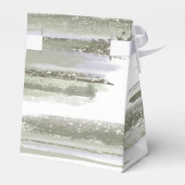 Abstracte verflijnen bruiloft Dank je ID886 Bedankdoosjes (Achterkant)