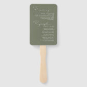 Abstracte verflijnen die we gebruiken ID886 Handwaaier (Achterkant)