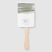 Abstracte verflijnen die we gebruiken ID886 Handwaaier (Voorkant)