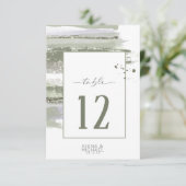 Abstracte Verflijnen Weddenlijst ID886 Kaart (Staand voorkant)